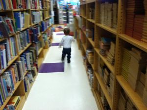 "Chase me, dada! Chase me!"