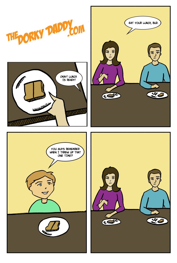 Dorky Daddy Comic - Lunch